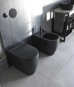 COLORS - Floor mounted ceramic bidet by Scarabeo Ceramiche - view 3